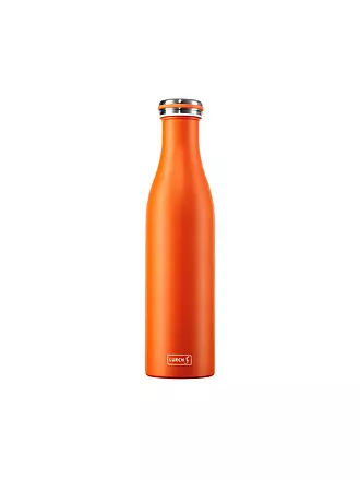 LURCH | Isolierflasche - Thermosflasche Edelstahl 0,75l Orange | 